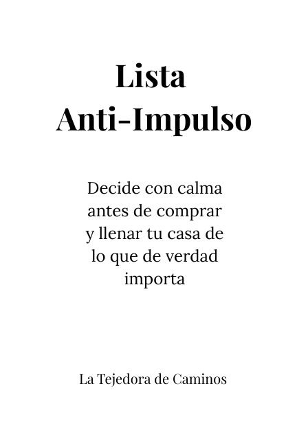 Portada de Lista Anti-Impulso